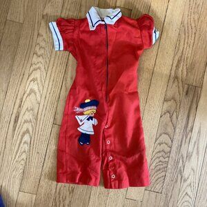 Vintage Sailor Romper